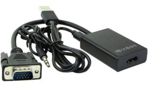 MicroConnect VGA + Audio to HDMI converter
