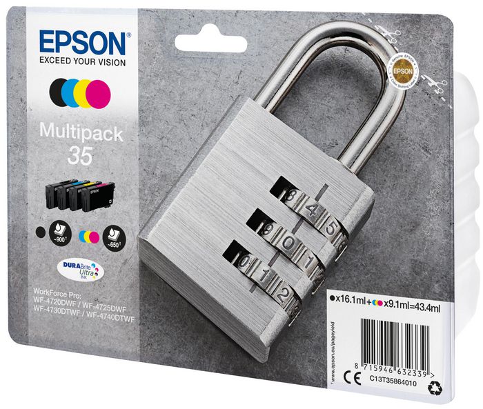 Padlock Multipack 4-Colours - Bilde 2