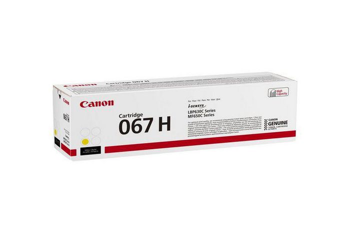 CANON Toner Cartridge 067 H Y - Bilde 2