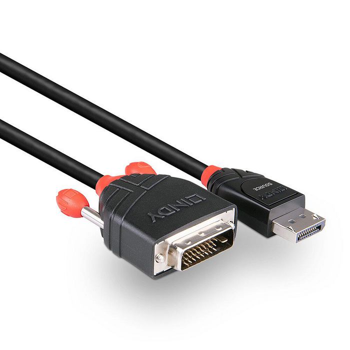 Lindy 2M Displayport To Dvi Cable - Bilde 3