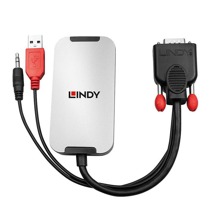 Lindy Vga To Displayport 1.2 - Bilde 2