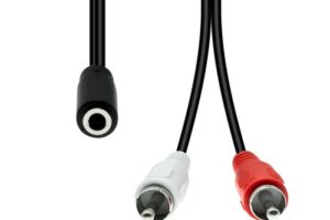 ProXtend 3-Pin to 2 x RCA Cable F-M