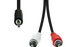 ProXtend 3-Pin to 2 x RCA Cable M-M