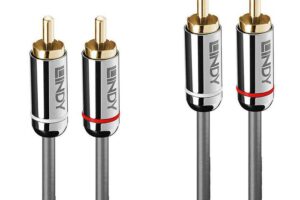 Lindy 1m Dual Phono Audio Cable,