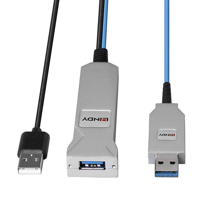 Lindy 30m Fibre Optic USB 3.0 Cable - Bilde 4