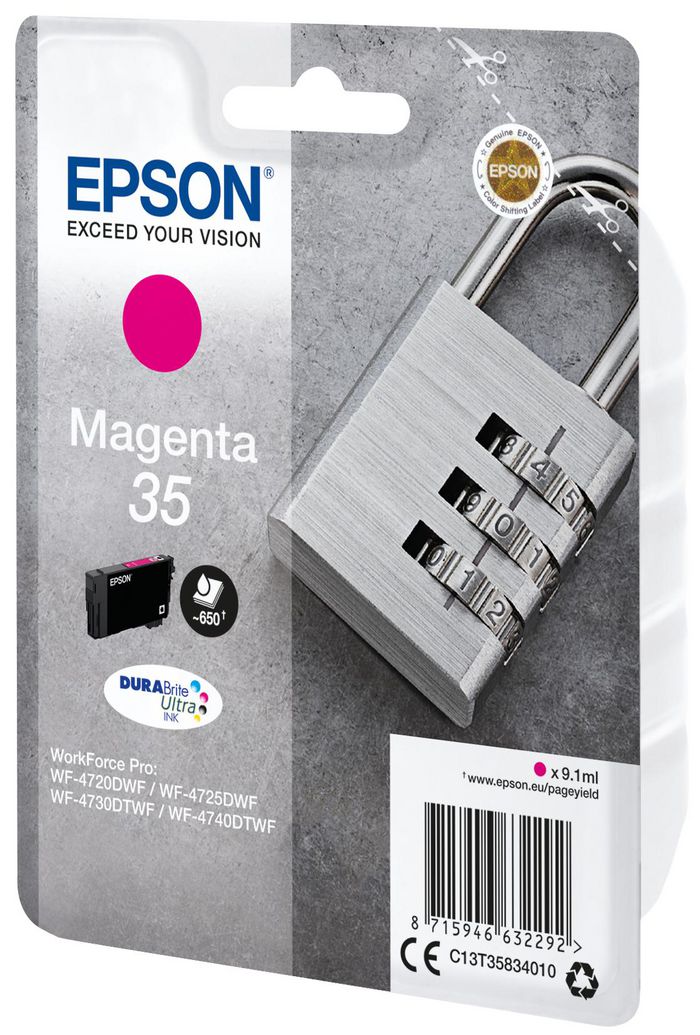 EPSON 35 Ink Magenta 9,1ml Blister - Bilde 2