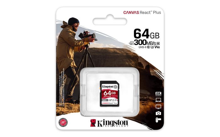 Kingston Canvas React Plus 64 Gb Sd - Bilde 3