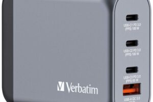 Verbatim GNC-100 GaN Charger 100W with