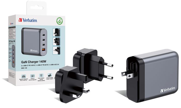 Verbatim GNC-140 GaN Charger 140W with - Bilde 4