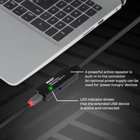 Lindy 20m USB 3.0 Active Extension - Bilde 15