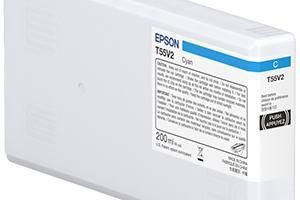 EPSON T55W2 Cyan Ink Cartridge 200ml