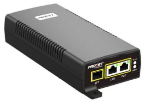 Hanwha 60W / 1.1A HPoE injector, 2 x