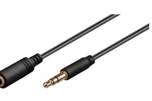 MicroConnect Headphone & AUX Cable, 3m