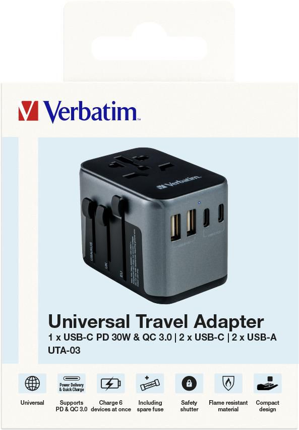 Verbatim Universal Travel Adapter - Bilde 9