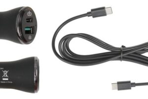 Brodit Cig-plug adapter, USB-A/C