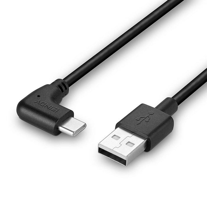 Lindy 0.5m USB 2.0 Type A to C - Bilde 5
