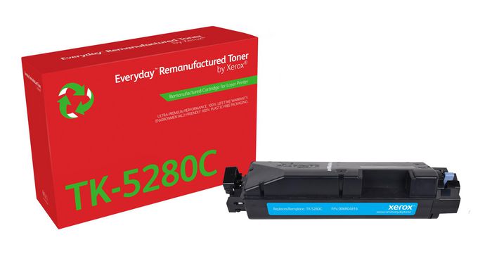 ED Rmnfctrd Toner CY repl KYO TK-5280C