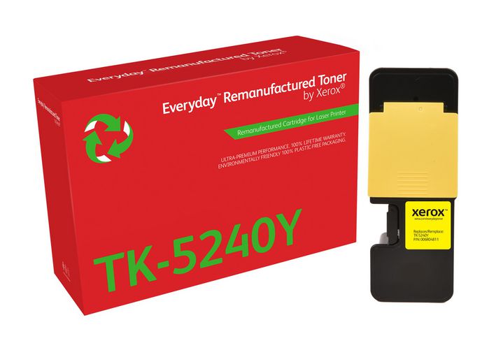 ED Rmnfctrd Toner YL repl KYO TK-5240Y