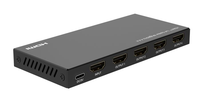 MicroConnect 8K@60Hz HDMI Splitter 1x4, - Bilde 2