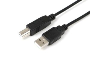 MicroConnect USB2.0 A-B M-M 0,1m BLACK