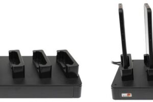 Brodit 4 way desktop charging dock.