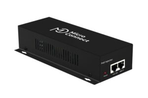 MicroConnect 60W 802.3af/at PoE Injector UK