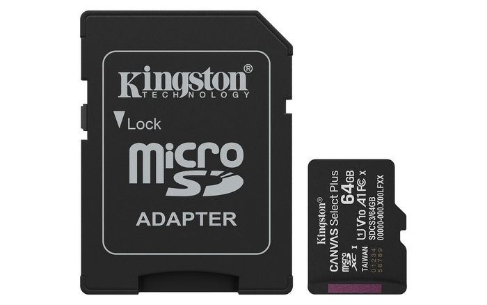 KINGSTON 64GB microSDXC Canvas Select