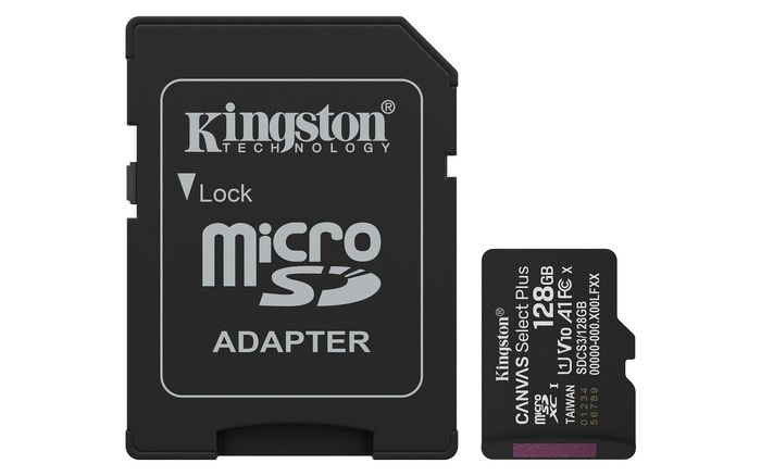 KINGSTON 128GB microSDXC Canvas Select