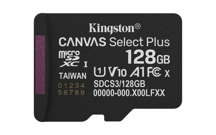 KINGSTON 128GB microSDXC Canvas Select - Bilde 3