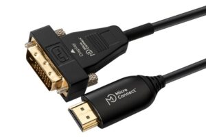 MicroConnect Premium Optic DVI - HDMI cable