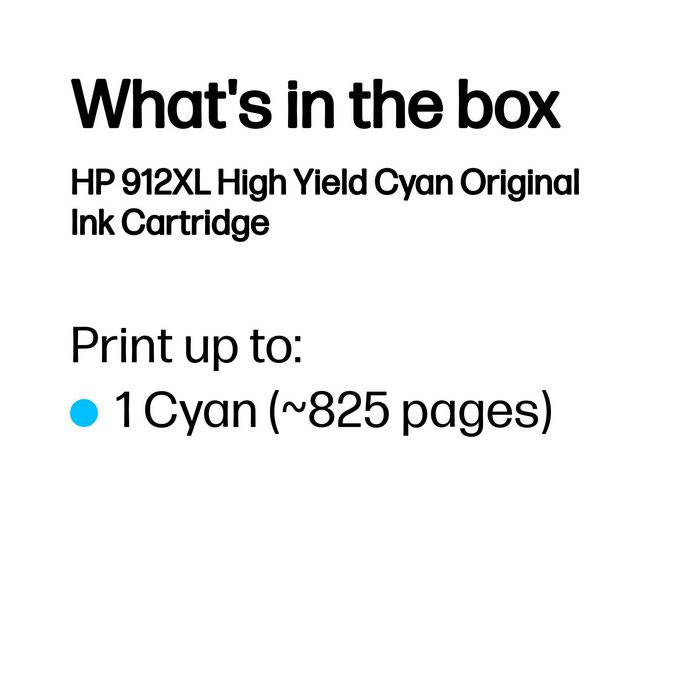 912Xl High Yield Cyan - Bilde 3