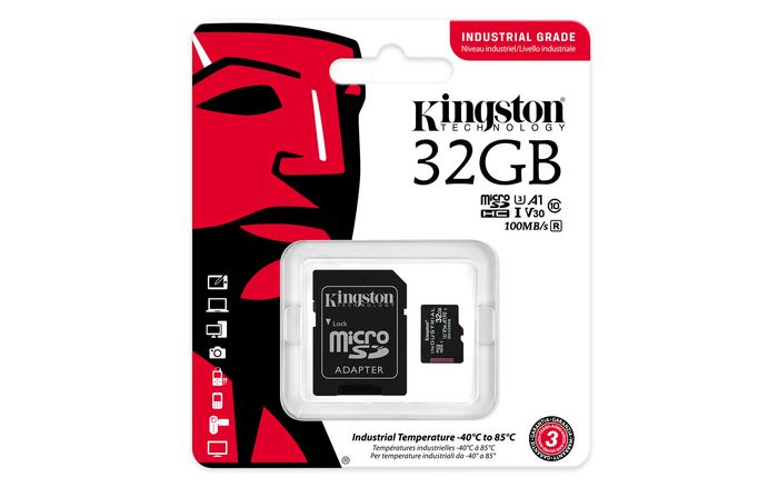 Kingston 32GB microSDHC Industrial C10 - Bilde 5