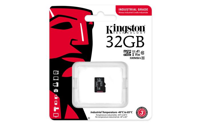 Kingston 32GB microSDHC Industrial C10 - Bilde 3