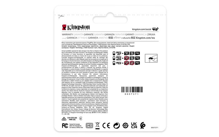 Kingston 8GB microSDHC Industrial C10 - Bilde 4