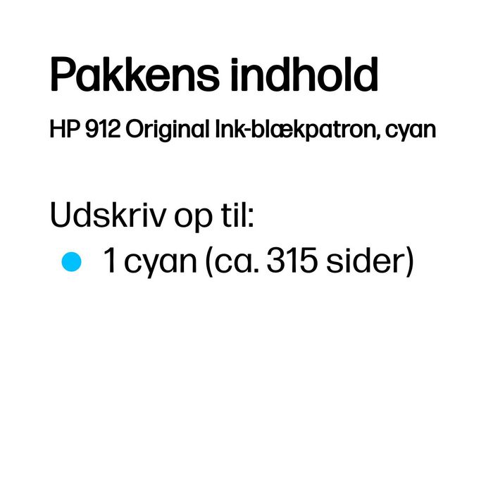 912 Cyan Original Ink - Bilde 21