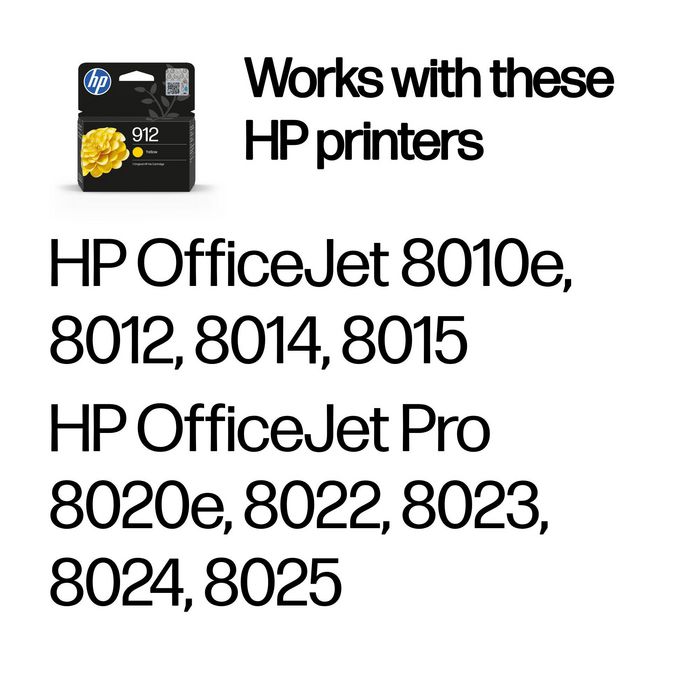 912 Yellow Ink Cartridge - Bilde 2