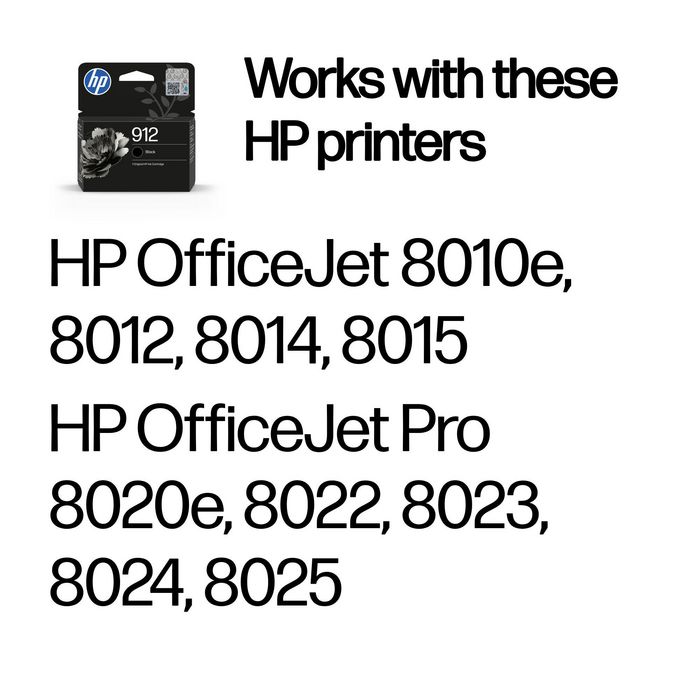 912 Black Ink Cartridge - Bilde 2