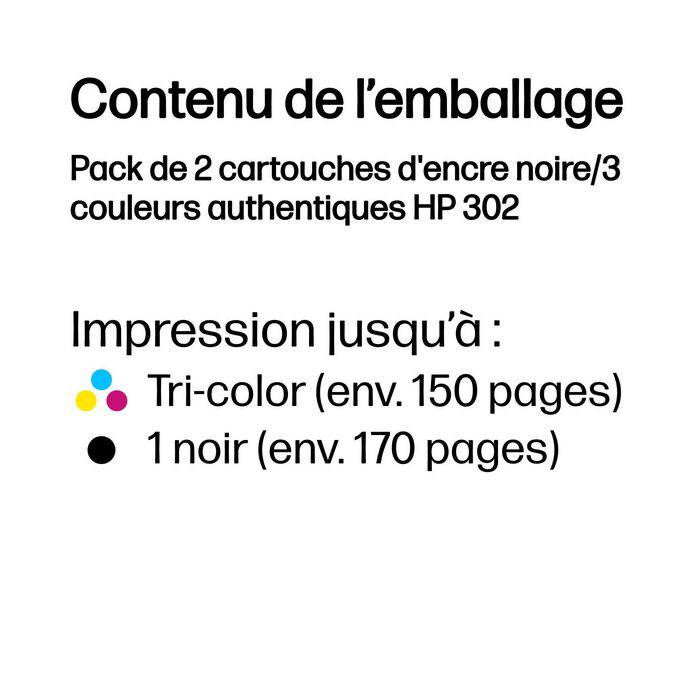 HP 302 Ink Cartridge Combo 2x BLISTER - Bilde 12