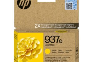HP 937e EvoMore Yellow Org Ink Cartridge