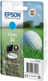 EPSON 34 Ink Cyan 4,2ml - Bilde 4