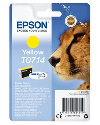 EPSON T0714 ink cartridge Yellow 6 ml - Bilde 3
