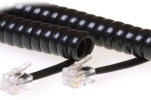 MicroConnect RJ10-RJ10 4M M/M Black