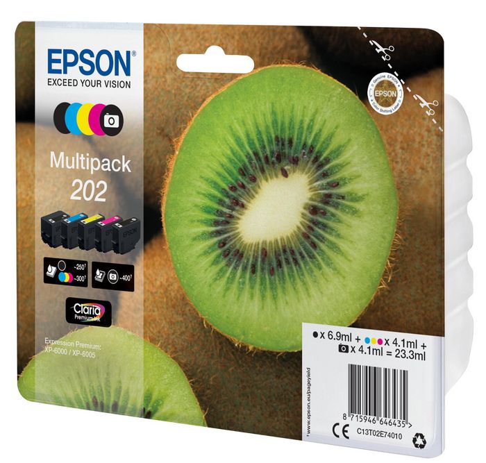 EPSON Multipack 5-farbig 202 Kiwi - Bilde 2