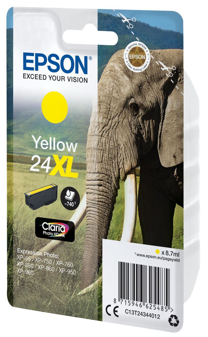 EPSON 24XL yellow ink BLISTER - Bilde 2