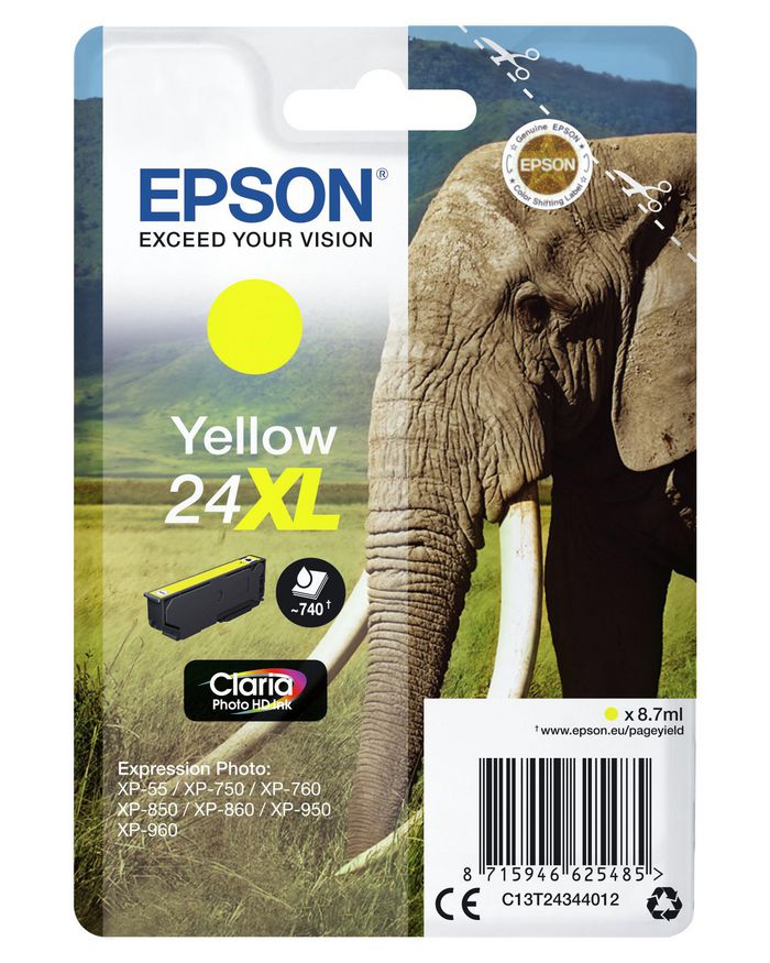 EPSON 24XL yellow ink BLISTER - Bilde 3
