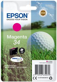 EPSON 34 Ink Magenta 4,2ml Blister - Bilde 3