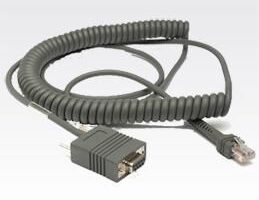 Zebra Cable RS232 12 ft, coiled