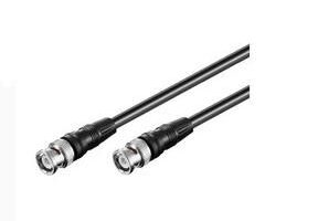 MicroConnect BNC Cable, RG59, 0,5m, Black