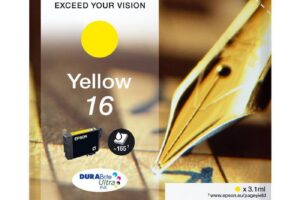 EPSON 16 ink cartridge yellow