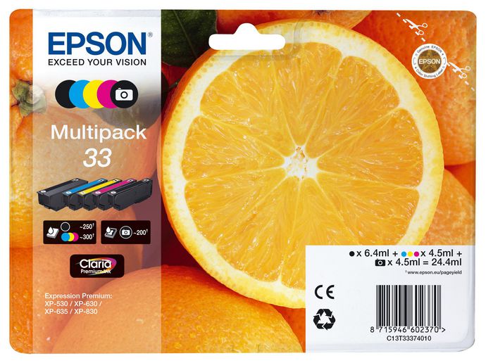 Multipack 5-colours 33